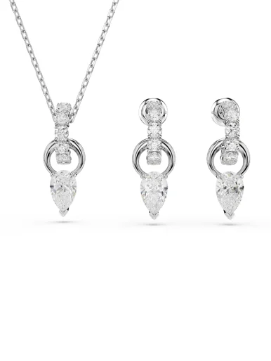 SWAROVSKI Bộ Trang Sức Mesmera:Set Whi/Rhs