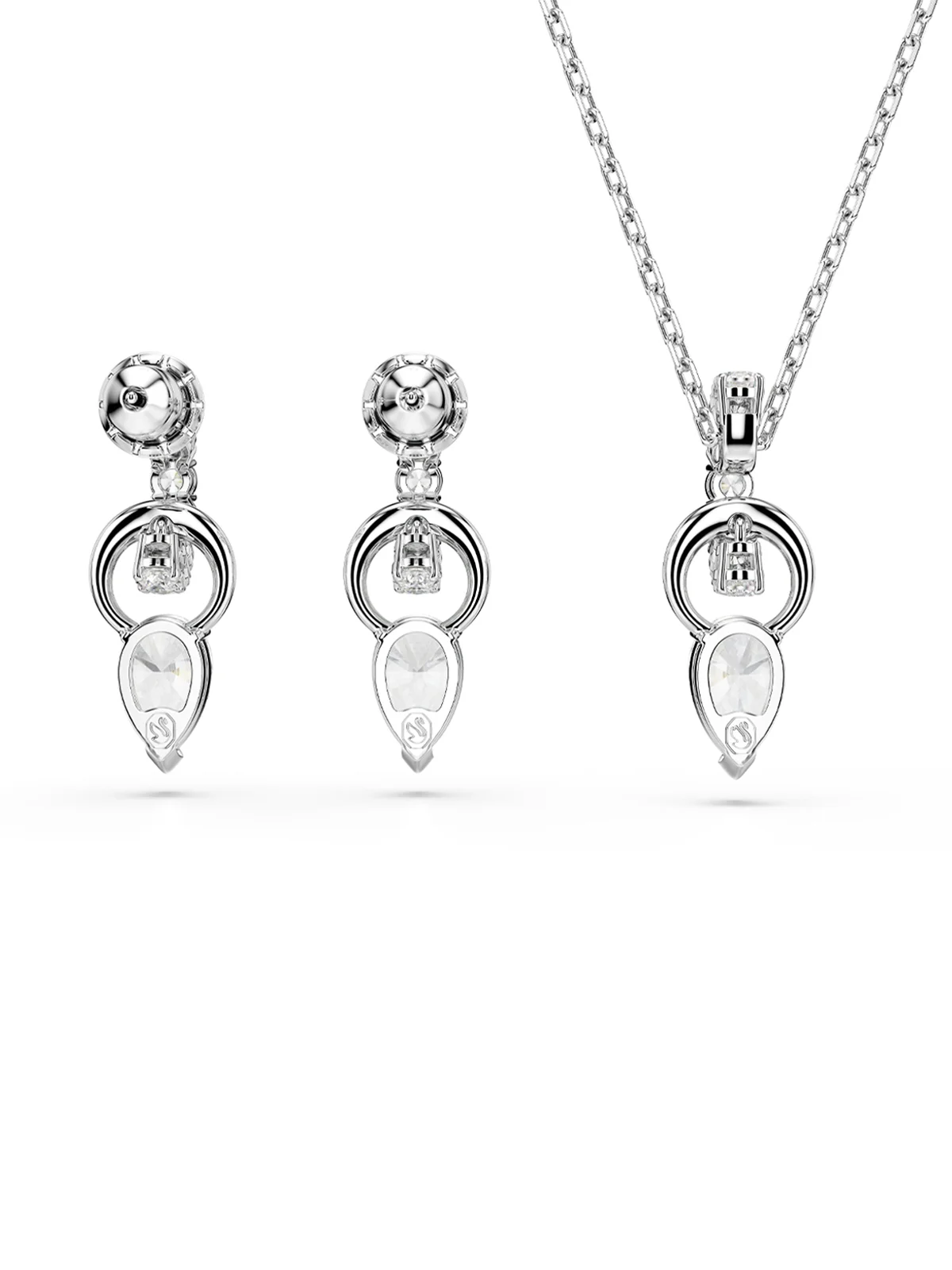 SWAROVSKI Bộ Trang Sức Mesmera:Set Whi/Rhs
