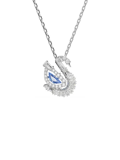 SWAROVSKI Vòng Cổ Swan:Pend Blue/ Blu/Rhs