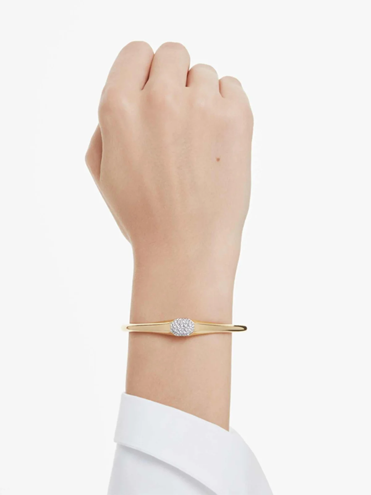 SWAROVSKI Vòng Tay Dextera:Bangle Tag Cre/Gos