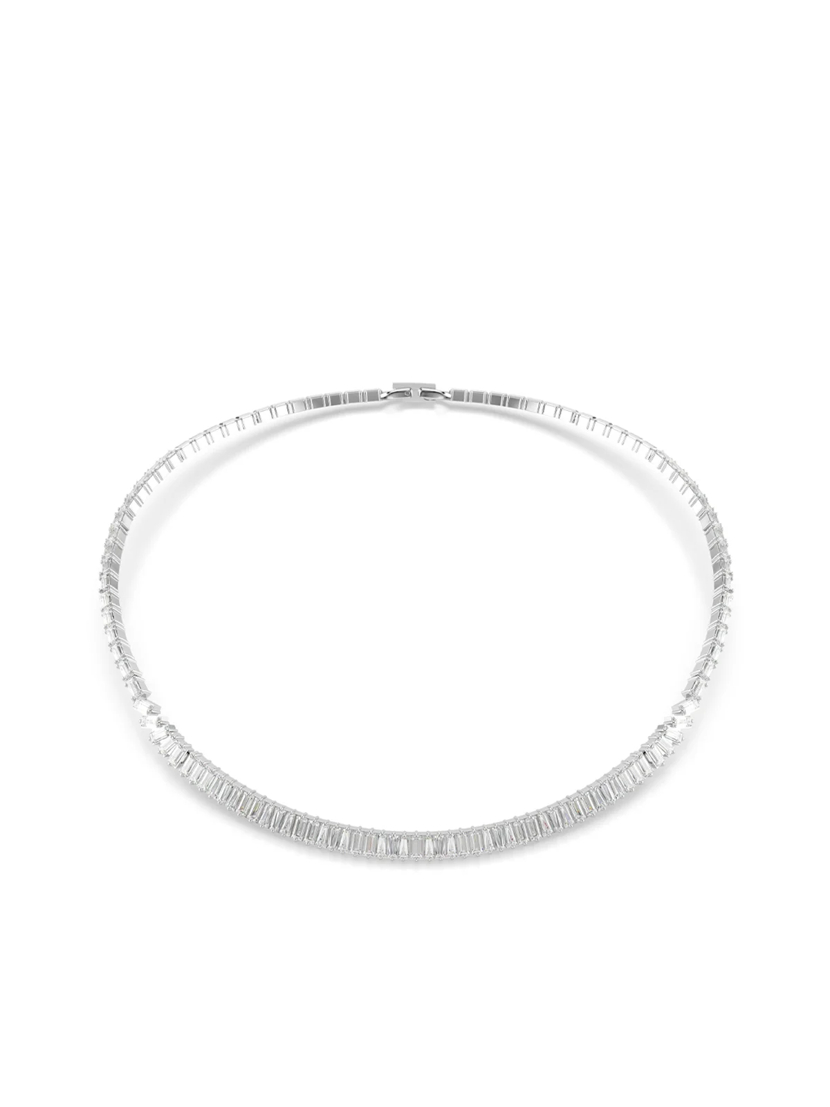 SWAROVSKI Vòng Cổ Matrix:All Ard Baguet Whi/Rhs