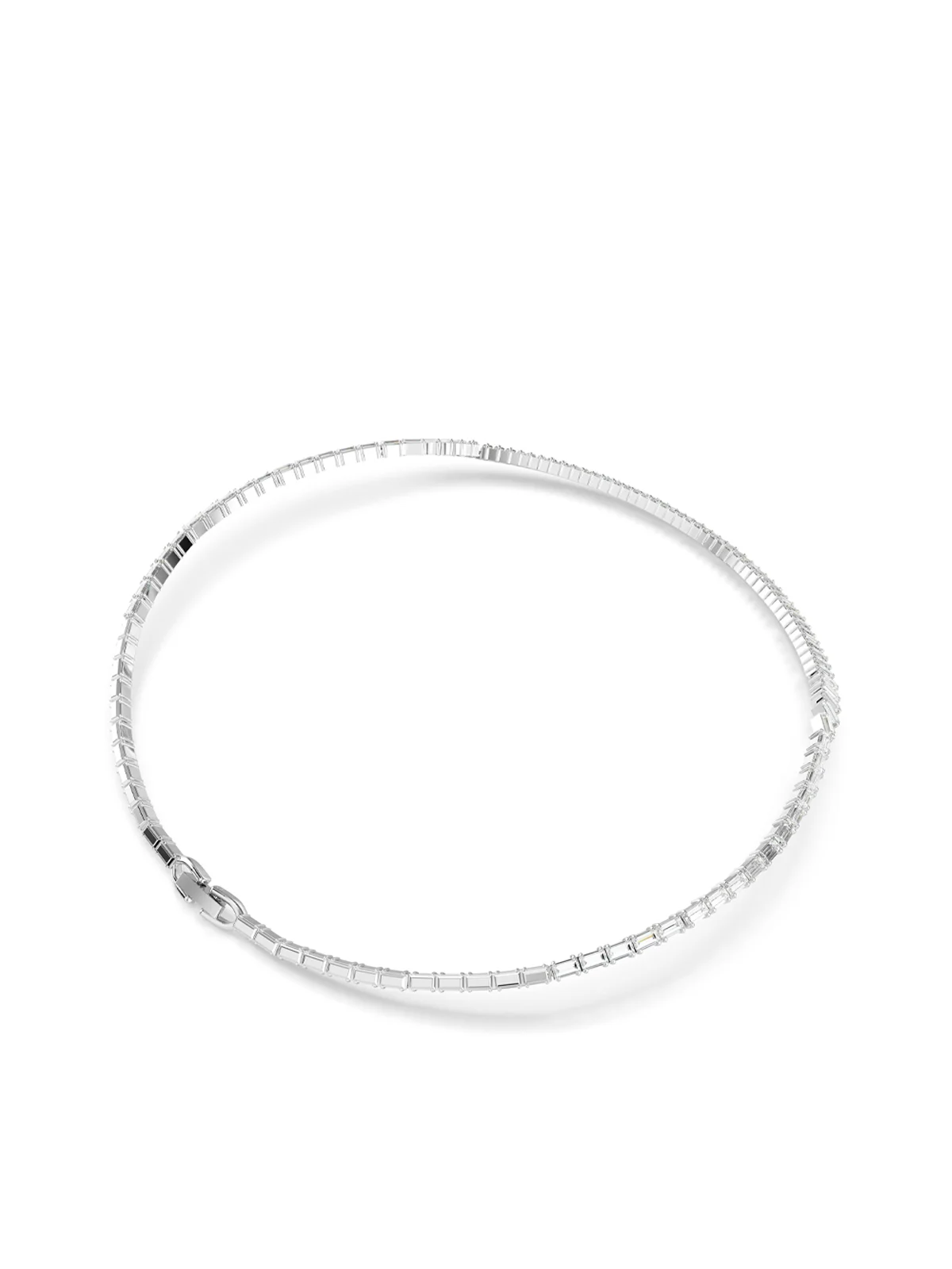 SWAROVSKI Vòng Cổ Matrix:All Ard Baguet Whi/Rhs