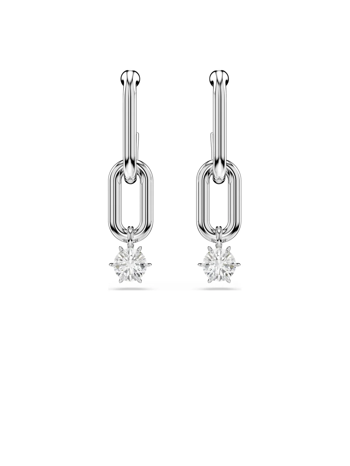 SWAROVSKI Bông Tai Constella:Pe Whi/Rhs