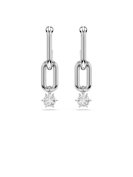 SWAROVSKI Bông Tai Constella:Pe Whi/Rhs