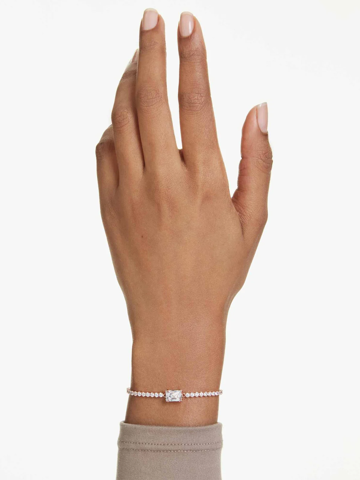 SWAROVSKI Vòng Tay Matrix:Tb White/Ros M