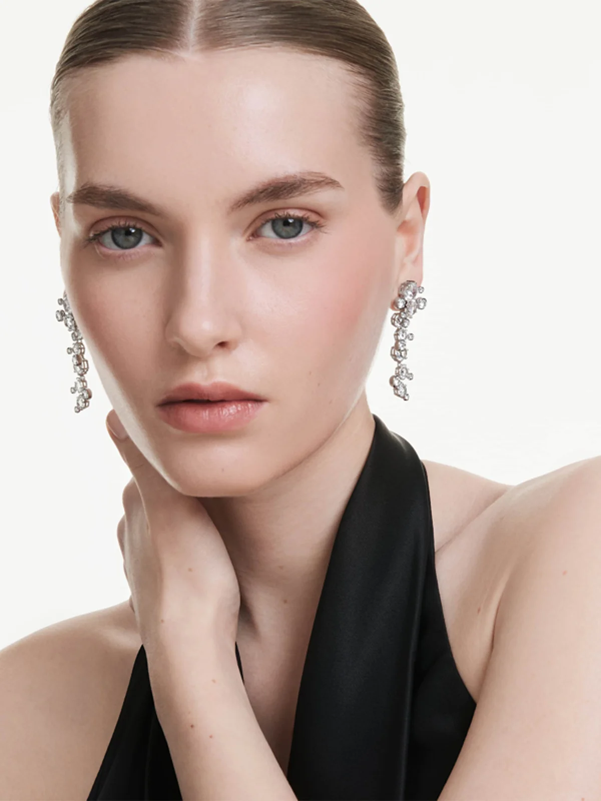 SWAROVSKI Bông Tai Constella:Pe M Cry/Rhs