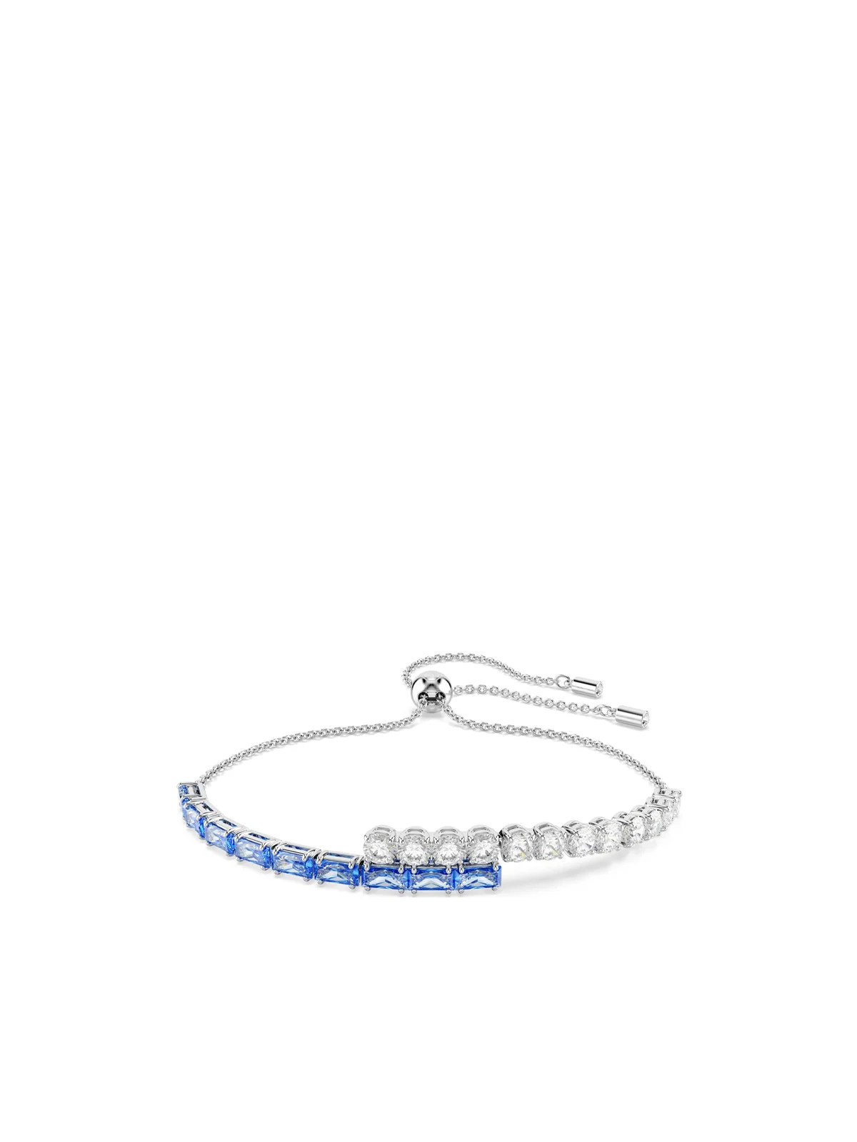 SWAROVSKI Vòng Tay Matrix:Bracelet Crsh Blu/Rhs M