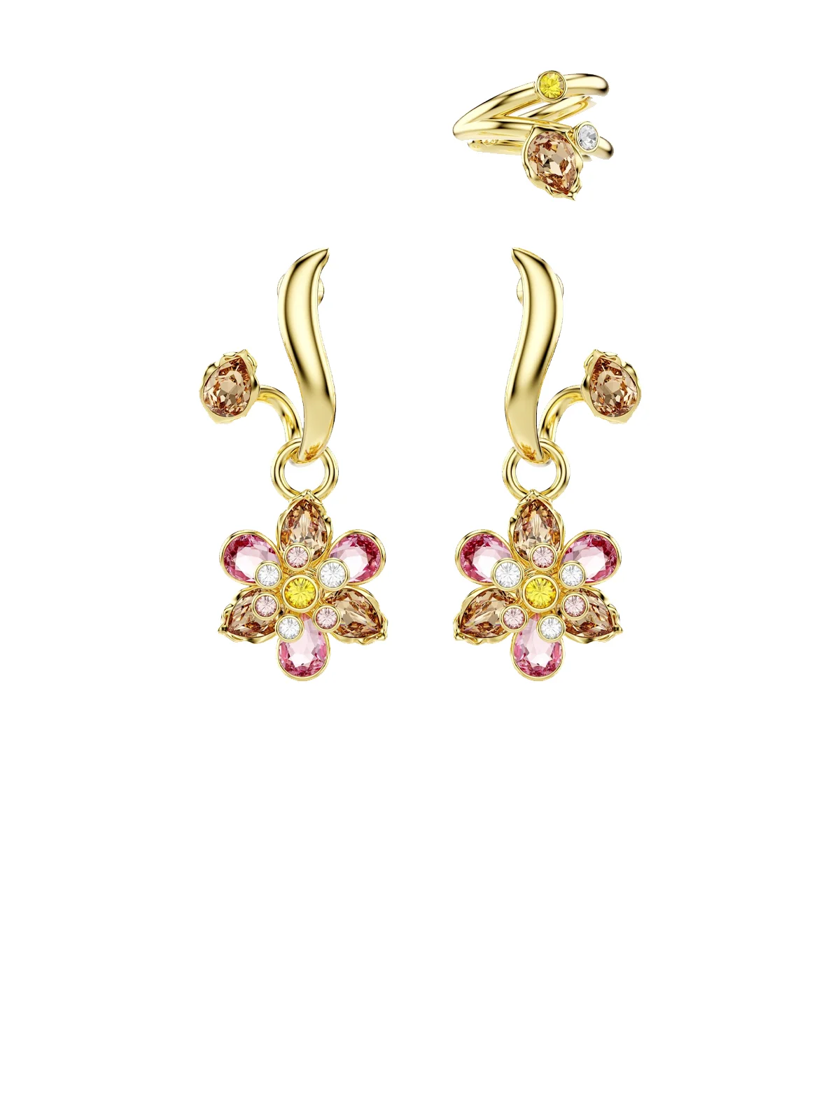 SWAROVSKI Bông Tai Idyllia:Pe Mini Pink Mul/Gos
