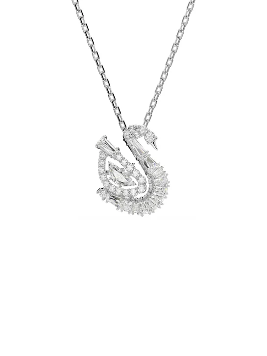 SWAROVSKI Vòng Cổ Swan:Pend White Whi/Rhs