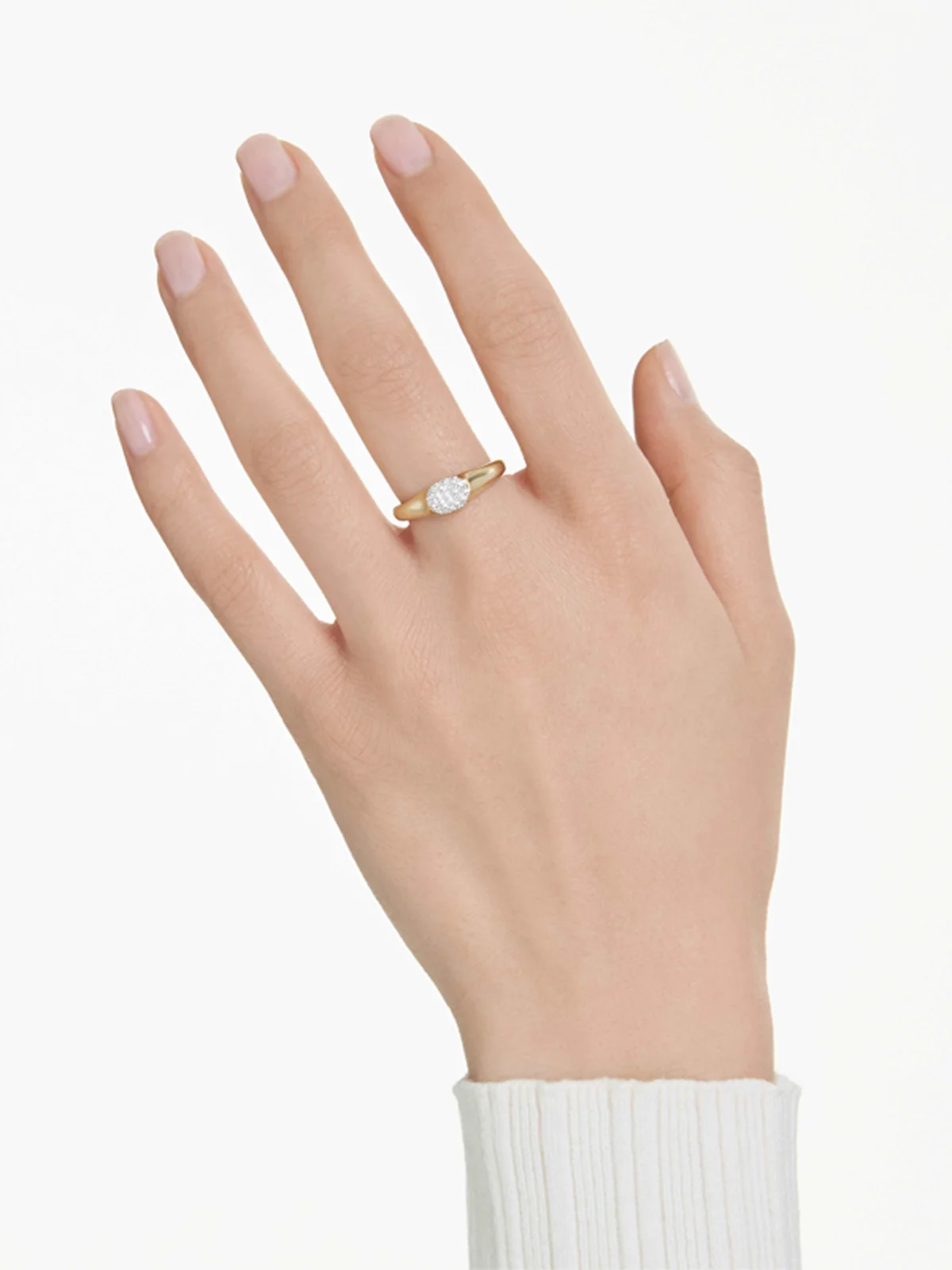 SWAROVSKI Nhẫn Dextera:Ring Midi Cre/Gos