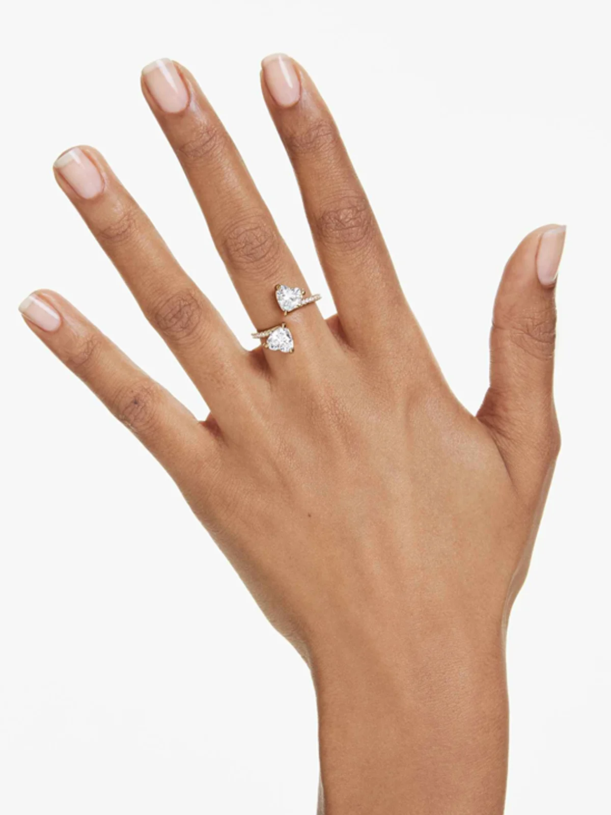 SWAROVSKI Nhẫn Mesmera:Ring White/Gos
