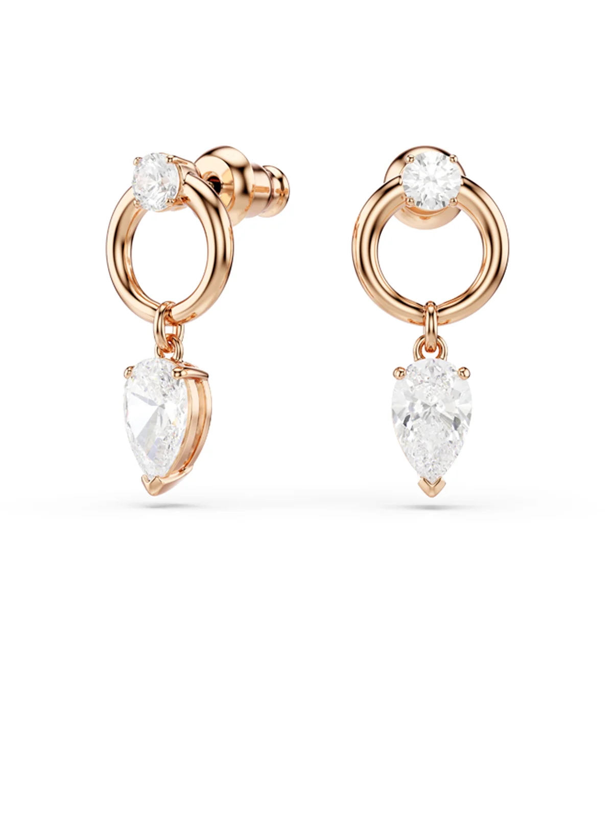 SWAROVSKI Bộ Trang Sức Mesmera:Set Drop White/Ros