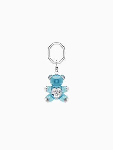SWAROVSKI Móc Khóa Teddy:Keyring Blu/Rhs