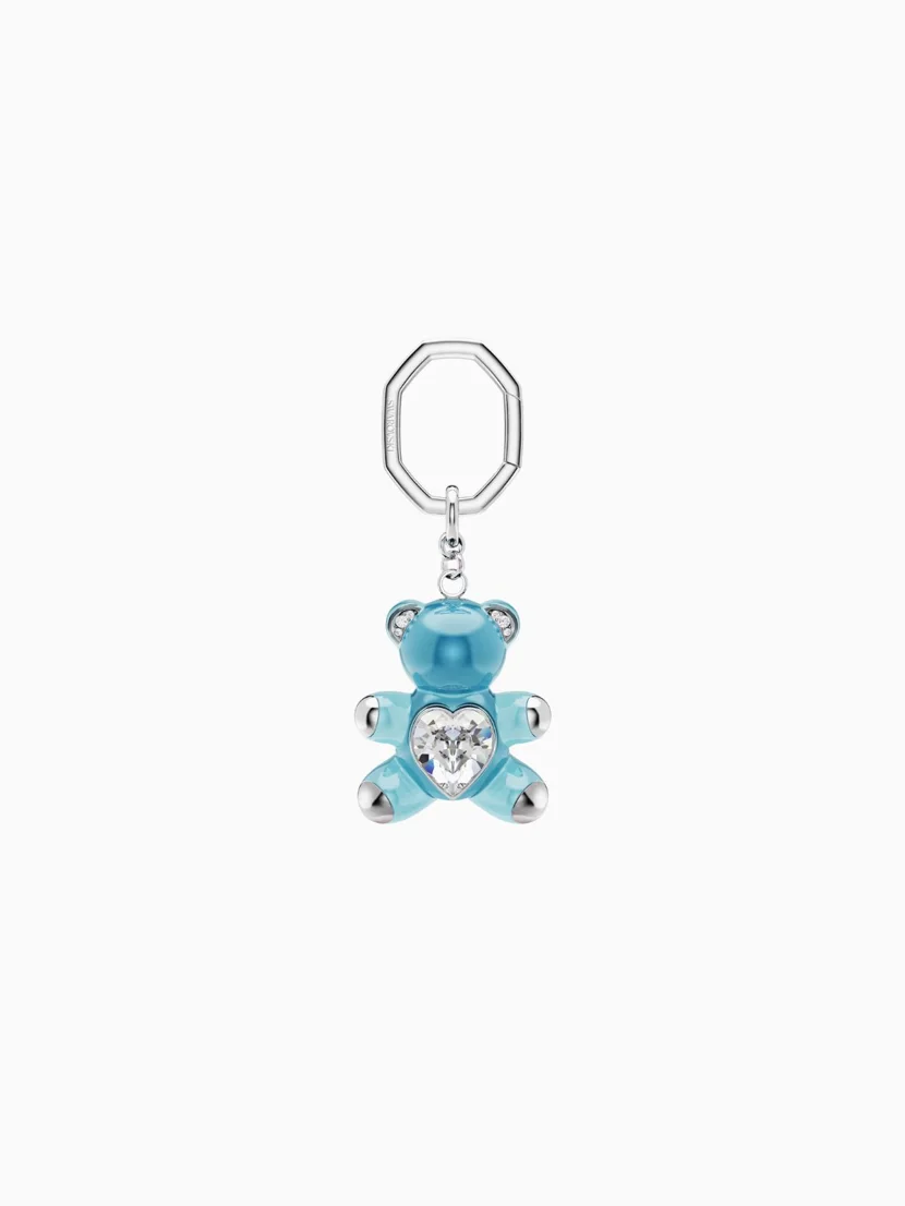 SWAROVSKI Móc Khóa Teddy:Keyring Blu/Rhs