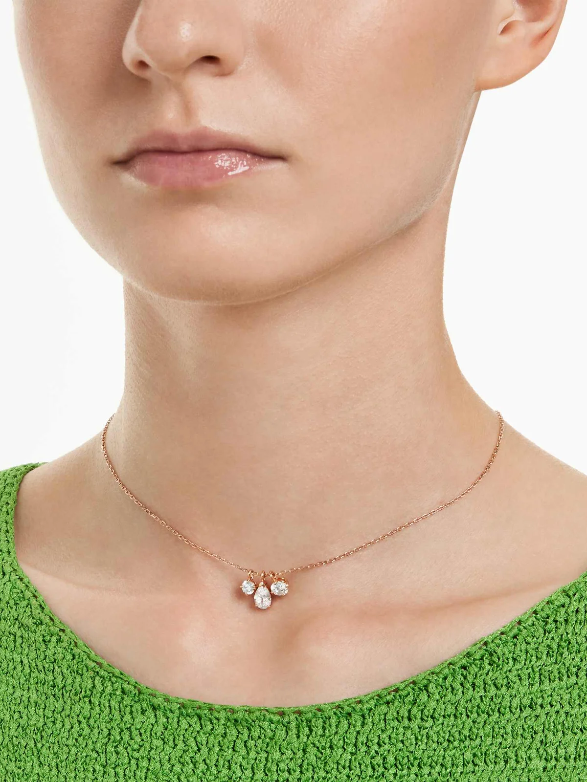 SWAROVSKI Vòng Cổ Mp Mesmera:Pend White/Ros