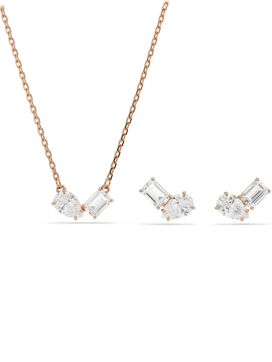 SWAROVSKI Bộ Trang Sức Mesmera:Set Moi N Toi Wht/Ros