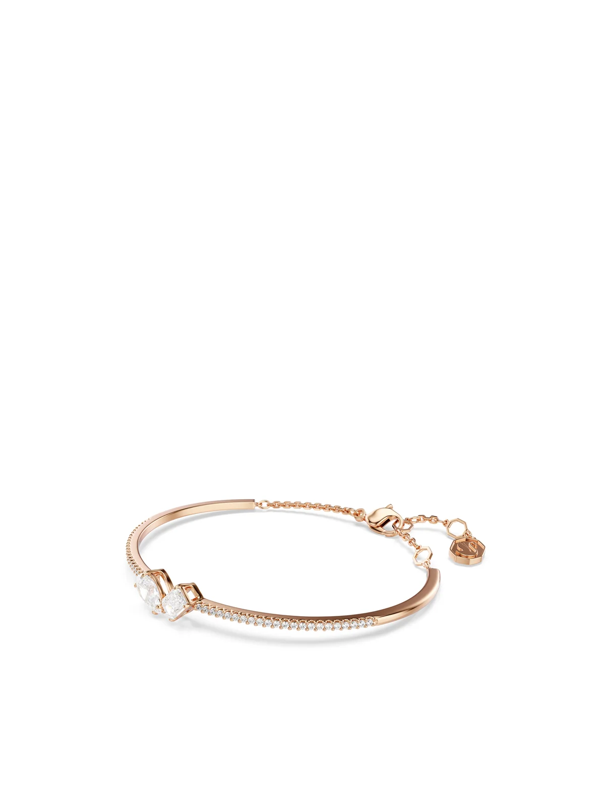 SWAROVSKI Vòng Tay Mesmera:Soft M N T Wht/Ros M