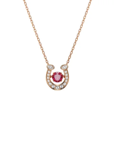 SWAROVSKI Vòng Cổ Symbolica:Pend Sd Red/Ros