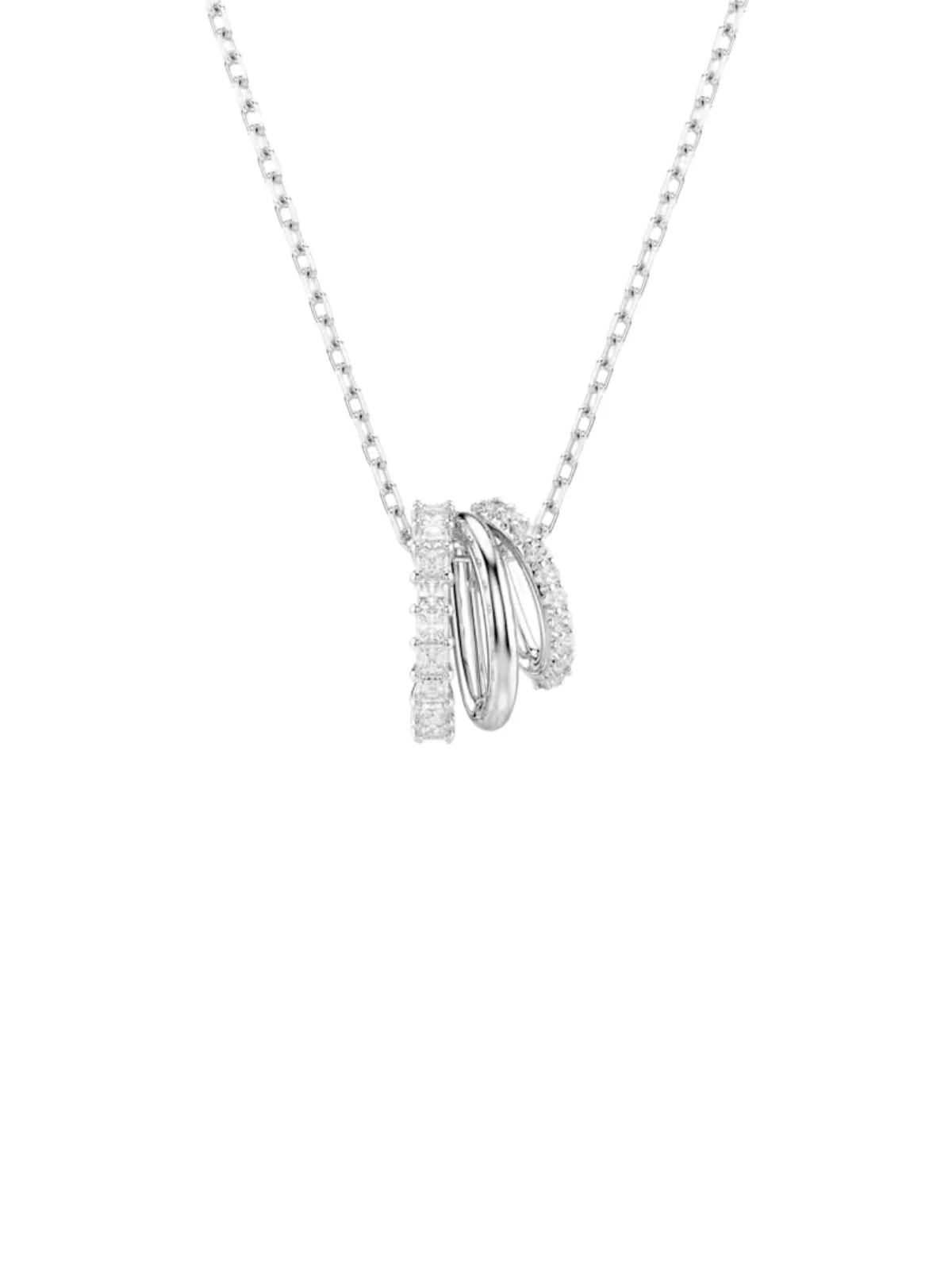SWAROVSKI Vòng Cổ Hyperbola:Pend White/Rhs