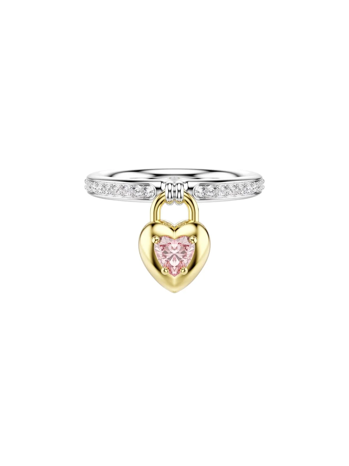 SWAROVSKI Nhẫn Idyllia:Ring Heart Mul/Mix 55