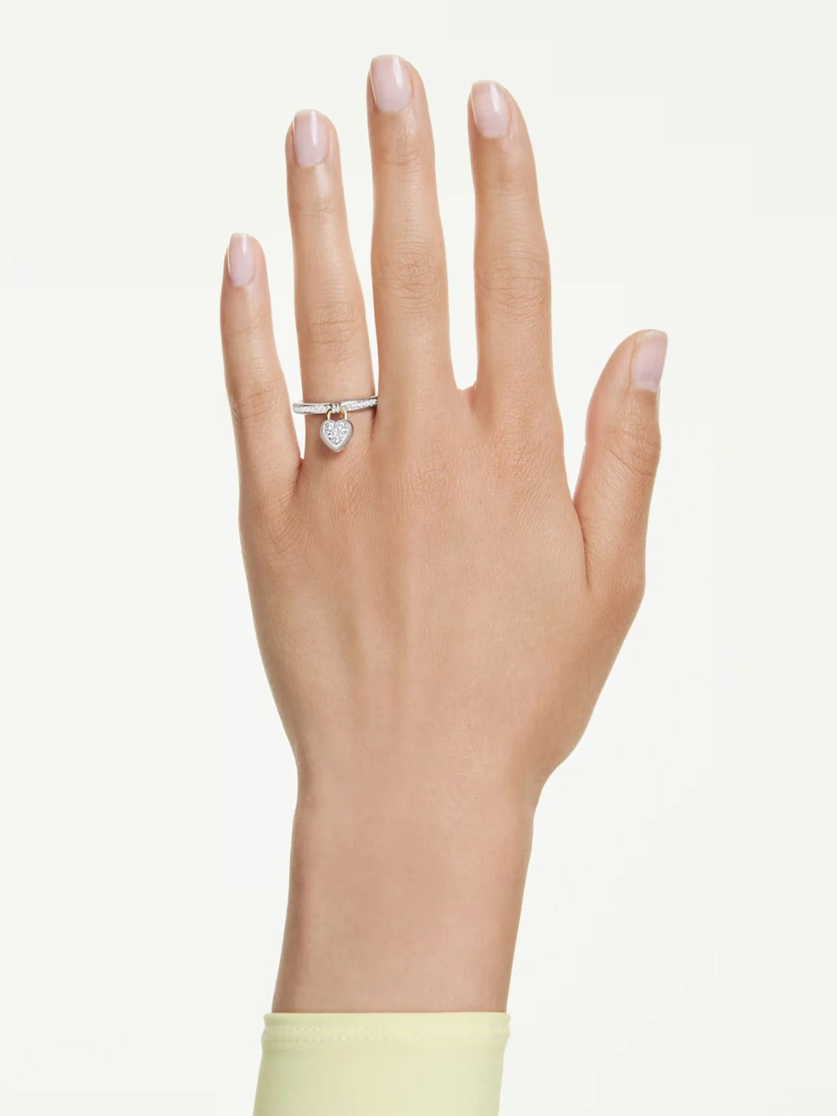 SWAROVSKI Nhẫn Idyllia:Ring Heart Mul/Mix 52