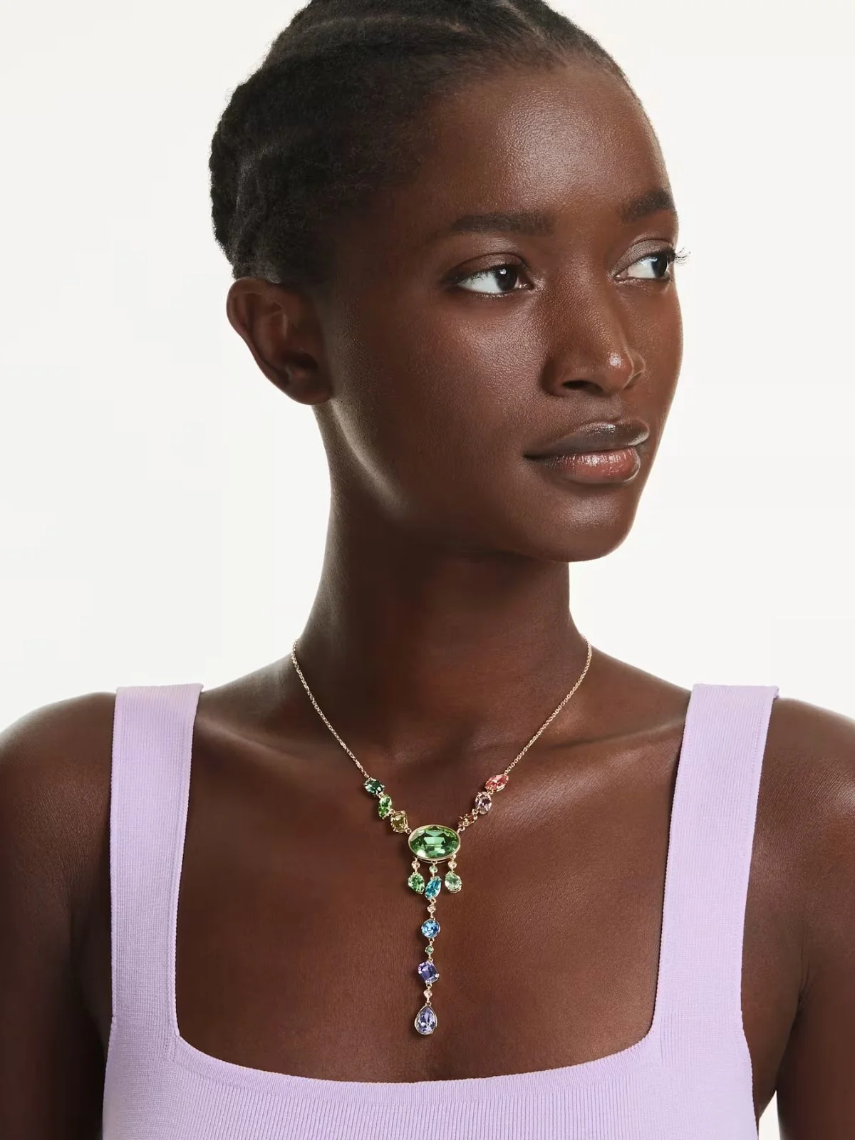 SWAROVSKI Vòng Cổ Gema:Necklace Dangling Mul/Gos