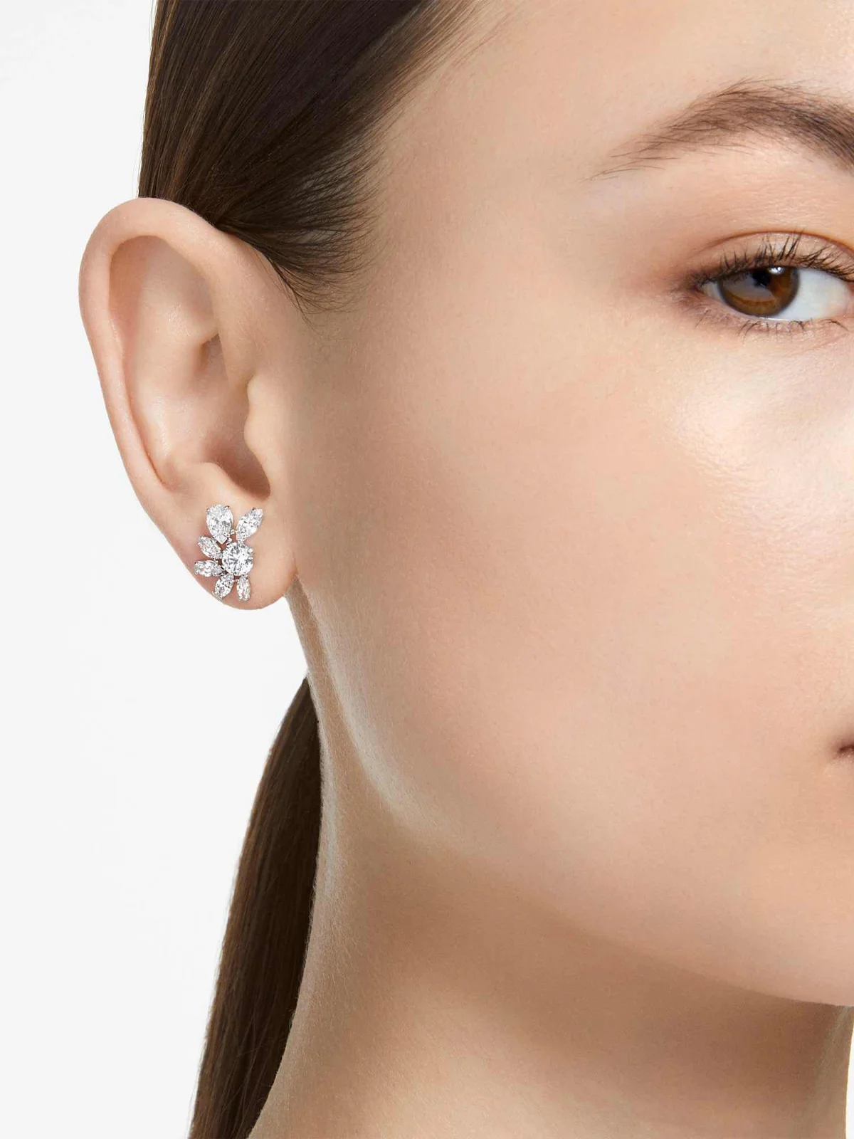 SWAROVSKI Bông Tai Mesmera:Pe Stud Cry/Rhs