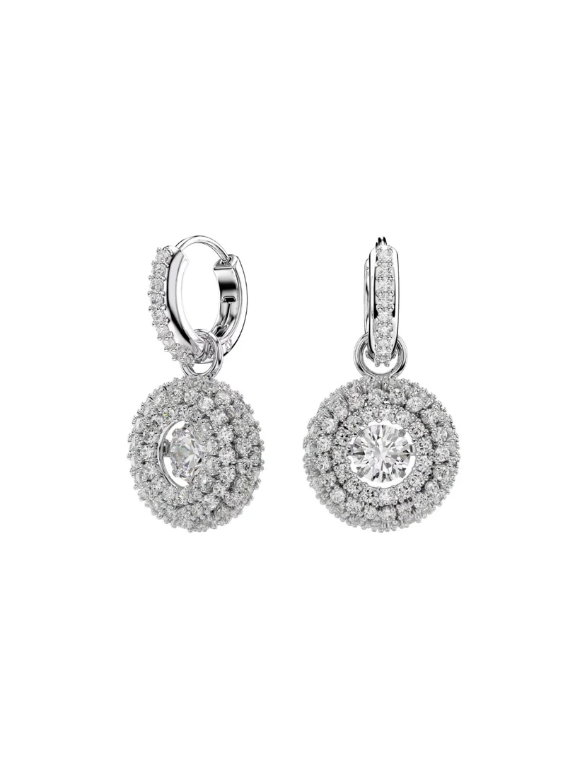 SWAROVSKI Bông Tai Sublima:Pe Sp Dc Whi/Rhs