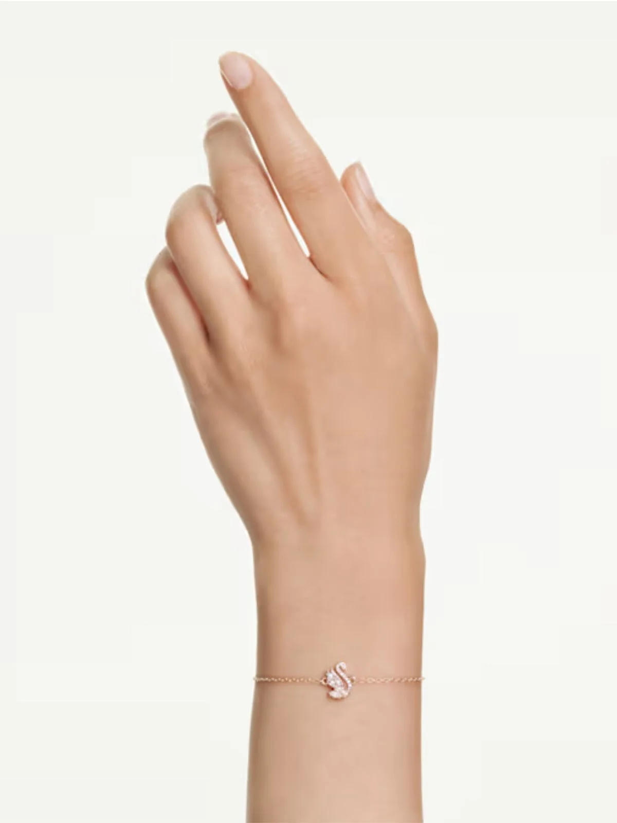 SWAROVSKI Vòng Tay Swan:Bracelet Whi/Ros