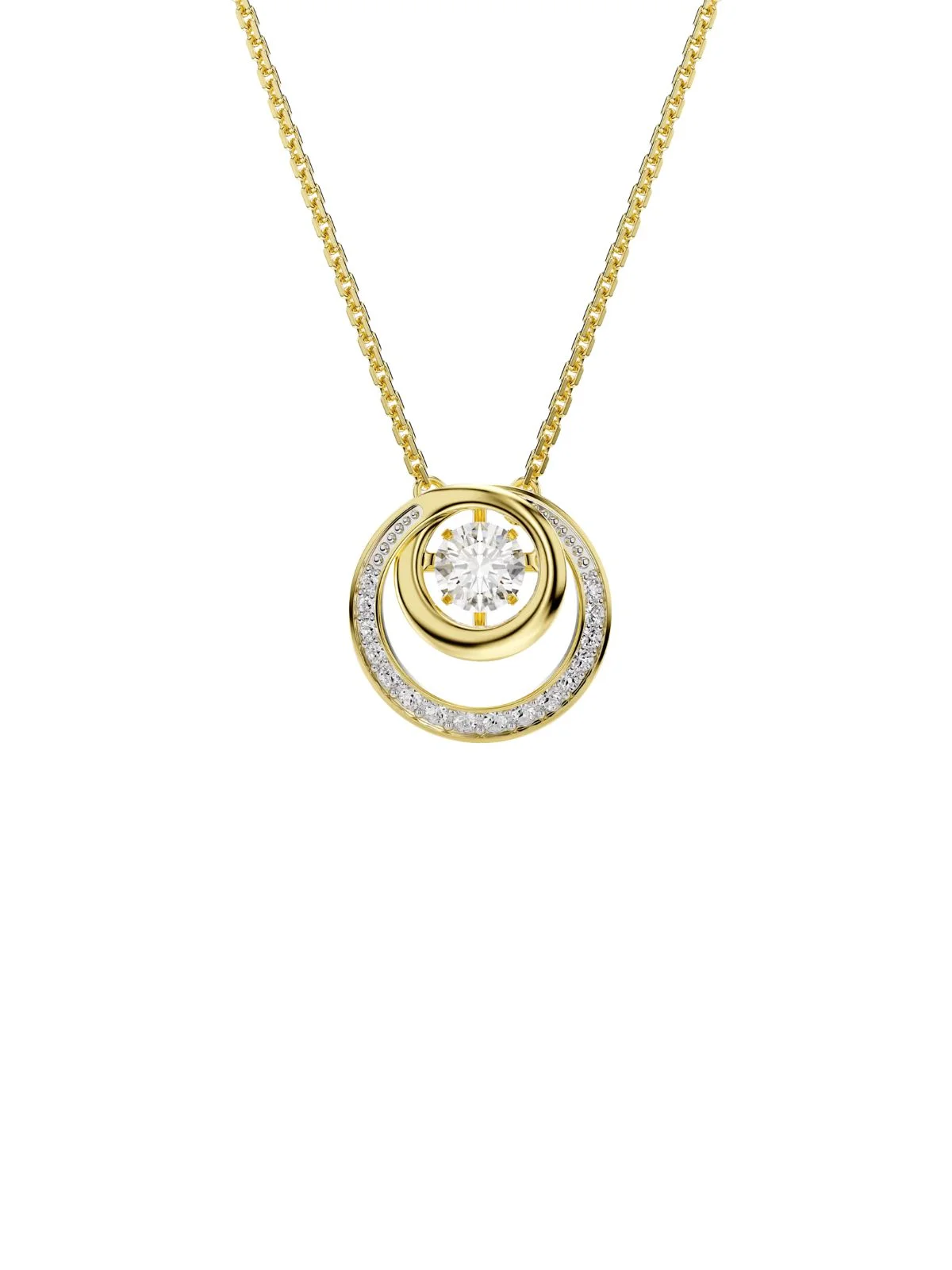 SWAROVSKI Vòng Cổ Hyperbola:Pend Whi/Gos