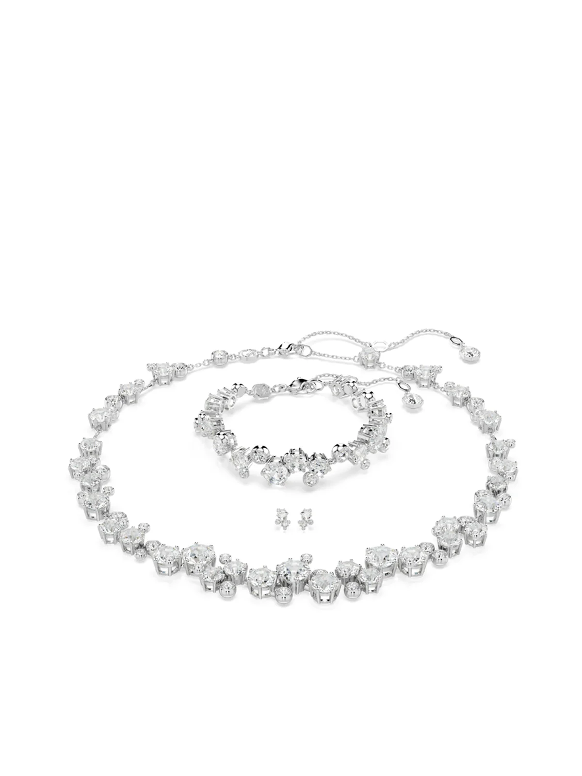 SWAROVSKI Bộ Trang Sức Constella:Set Cry/Rhs