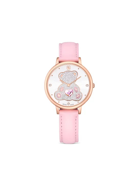 SWAROVSKI Đồng Hồ Teddy:Ls Pink/White/Pro