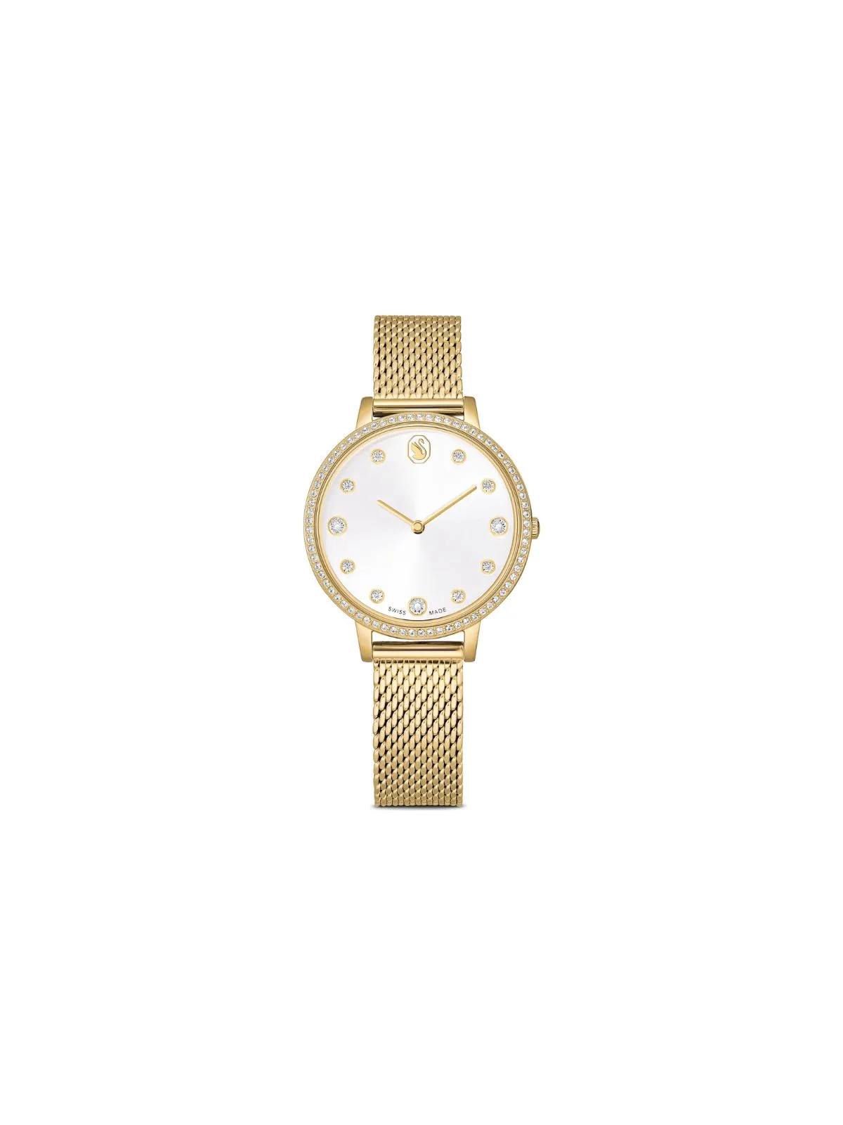 SWAROVSKI Đồng Hồ Clarica:Ms Pgo/White/Pgo