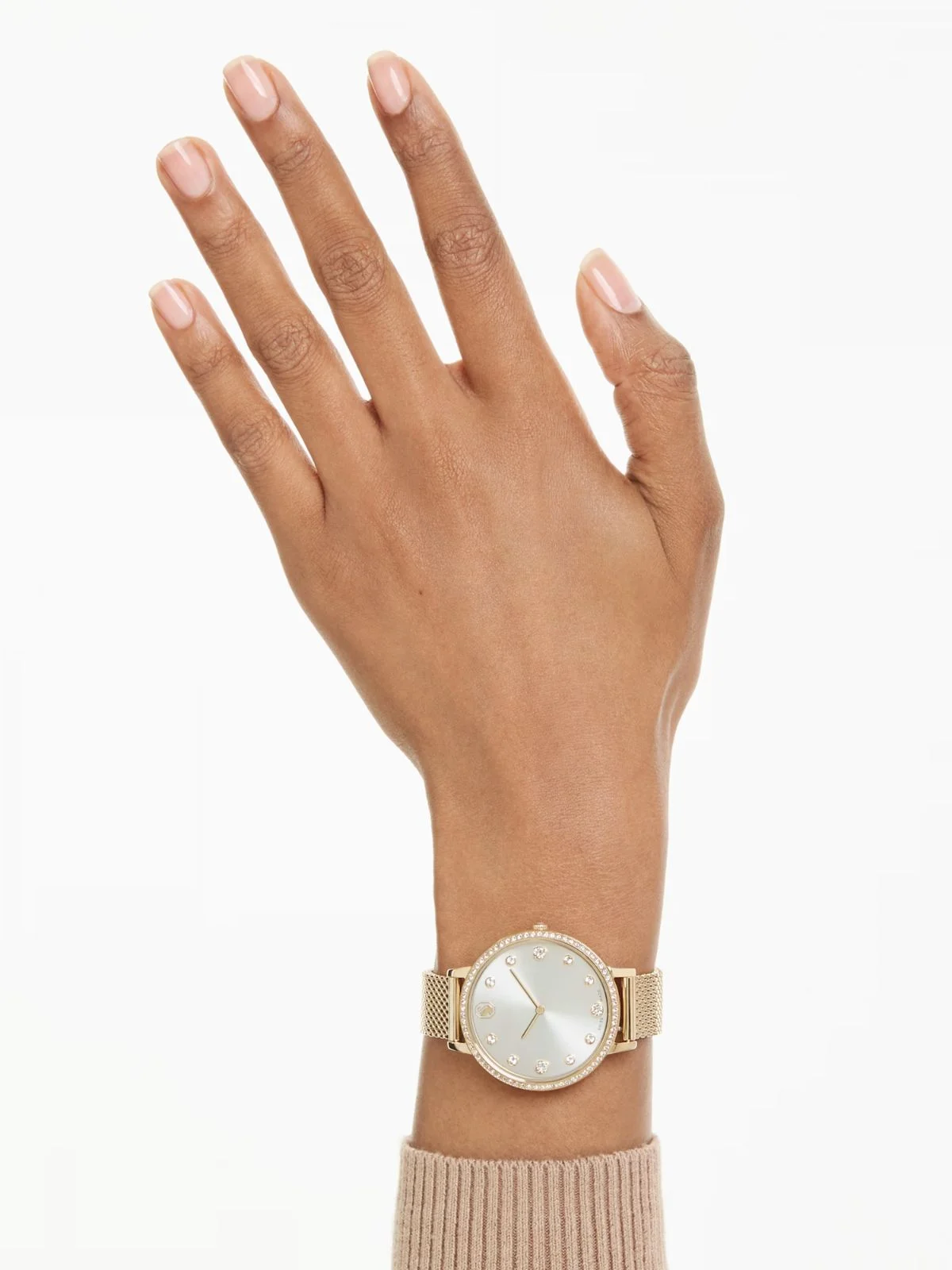 SWAROVSKI Đồng Hồ Clarica:Ms Pgo/White/Pgo