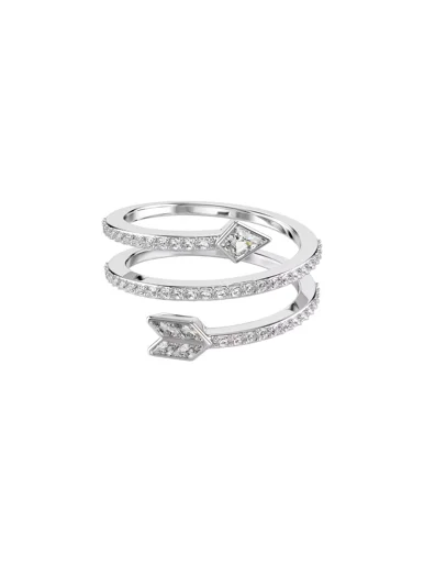 SWAROVSKI Nhẫn Idyllia:Ring Arrow Whi/Rhs 55
