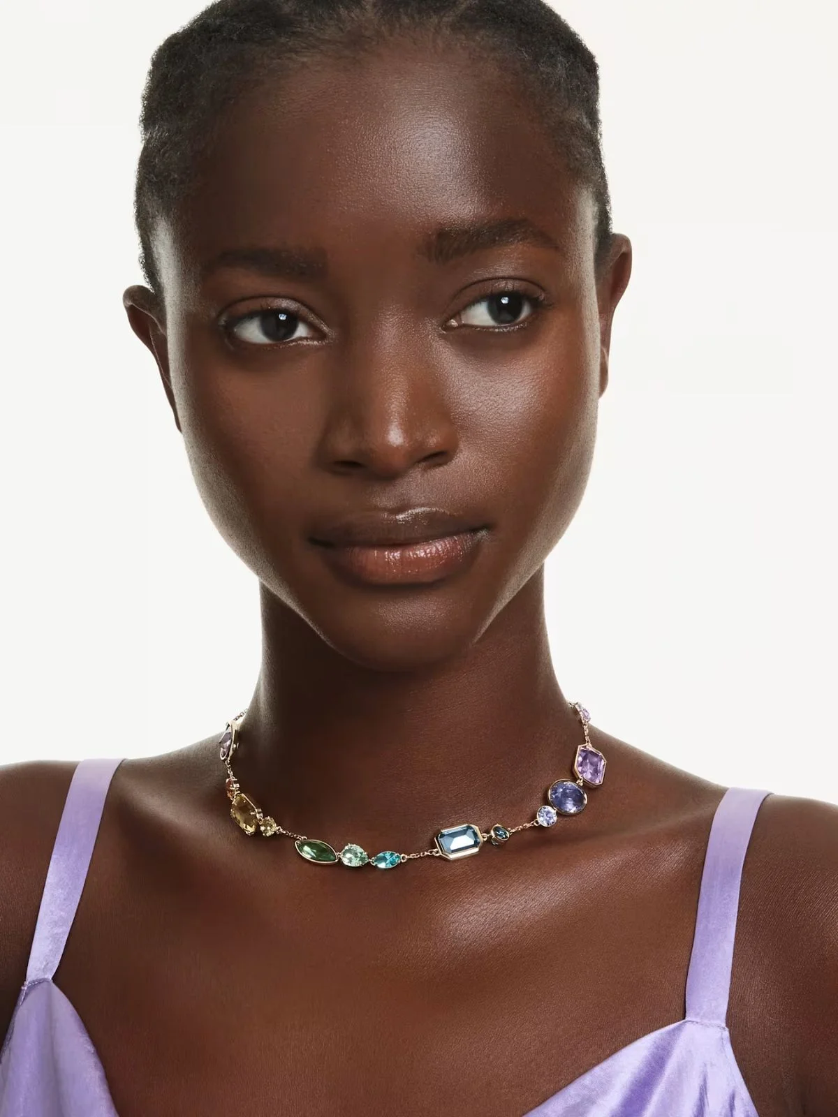 SWAROVSKI Vòng Cổ Gema:Necklace Ombre Mul/Gos