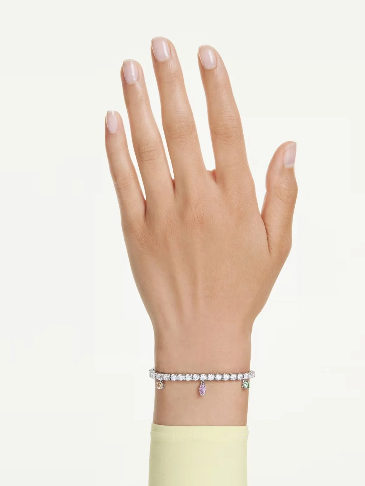 SWAROVSKI Vòng Tay Capsule:Tb White/Rhs