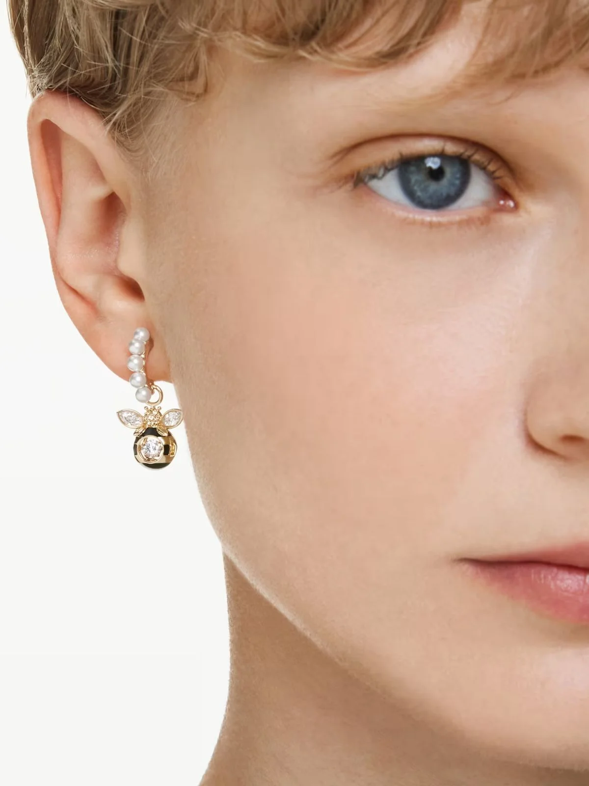 SWAROVSKI Bông Tai Idyllia:Pe Bee Dc Mul/Gos