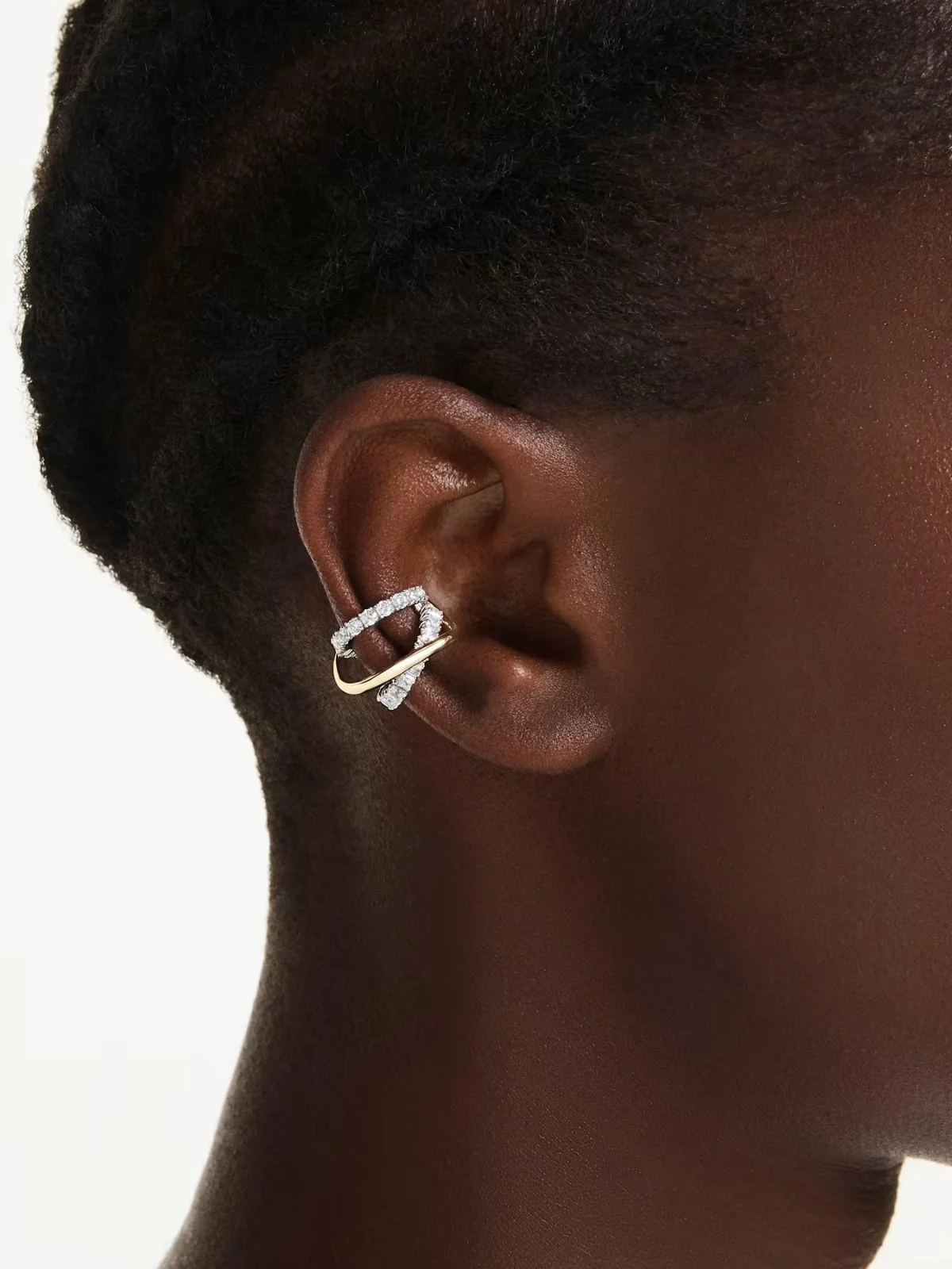 SWAROVSKI Bông Tai Hyperbola:Ec White/Mix
