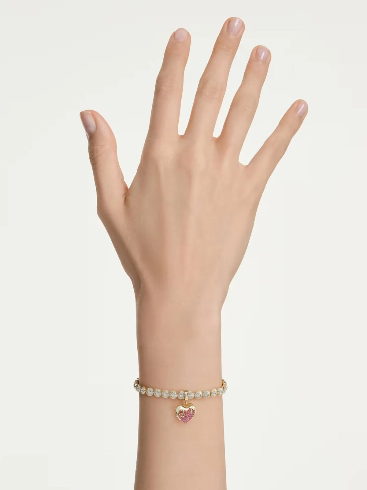 SWAROVSKI Mặt Dây Đeo Idyllia:Charm Heart Pin/Gos
