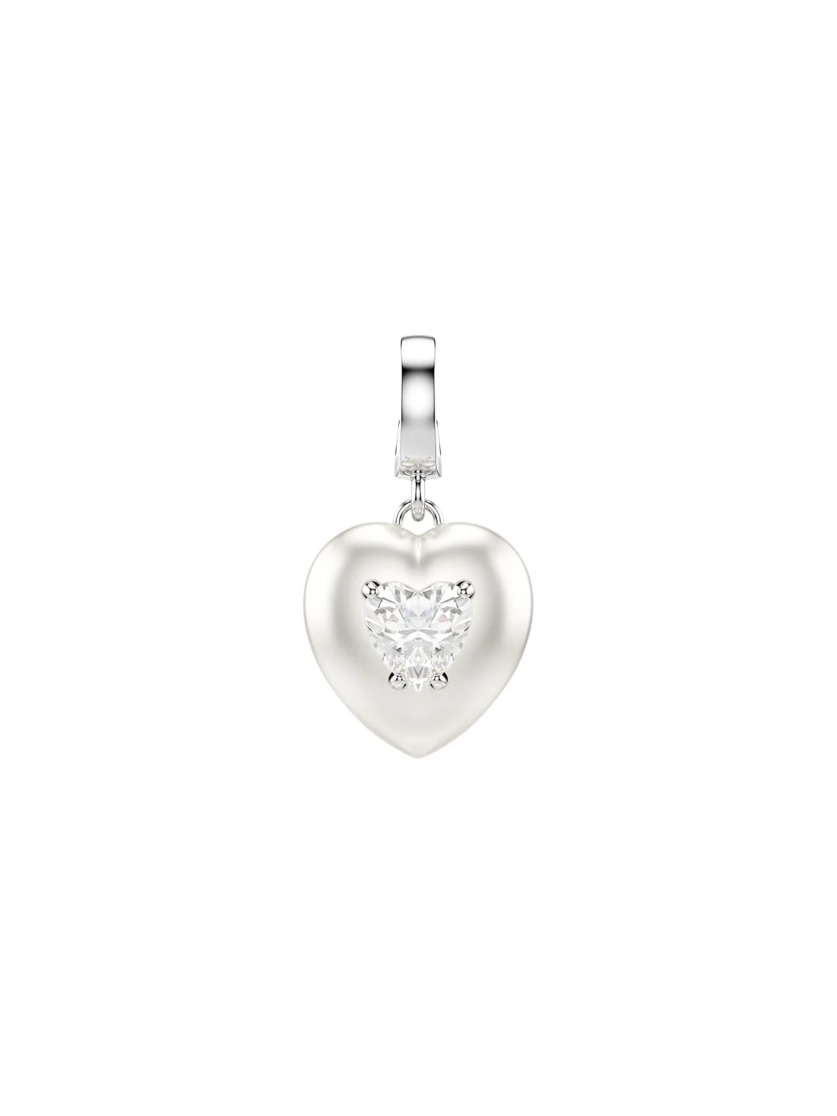 SWAROVSKI Mặt Dây Đeo Idyllia:Charm Heart White/Rhs