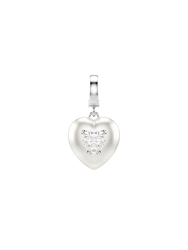 SWAROVSKI Mặt Dây Đeo Idyllia:Charm Heart White/Rhs