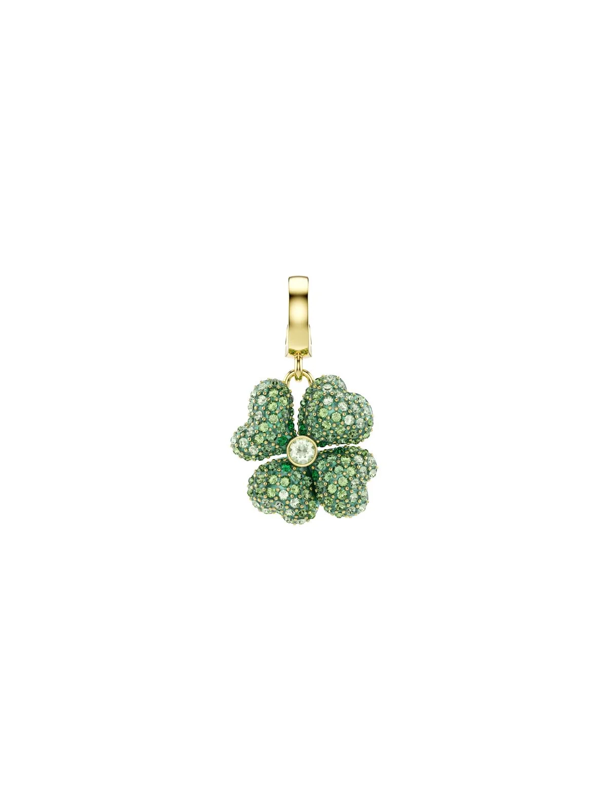 SWAROVSKI Mặt Dây Đeo Idyllia:Charm Clover Gre/Gos
