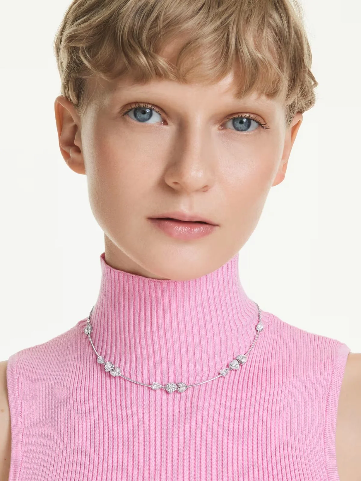 SWAROVSKI Vòng Cổ Idyllia:All Ard White/Rhs