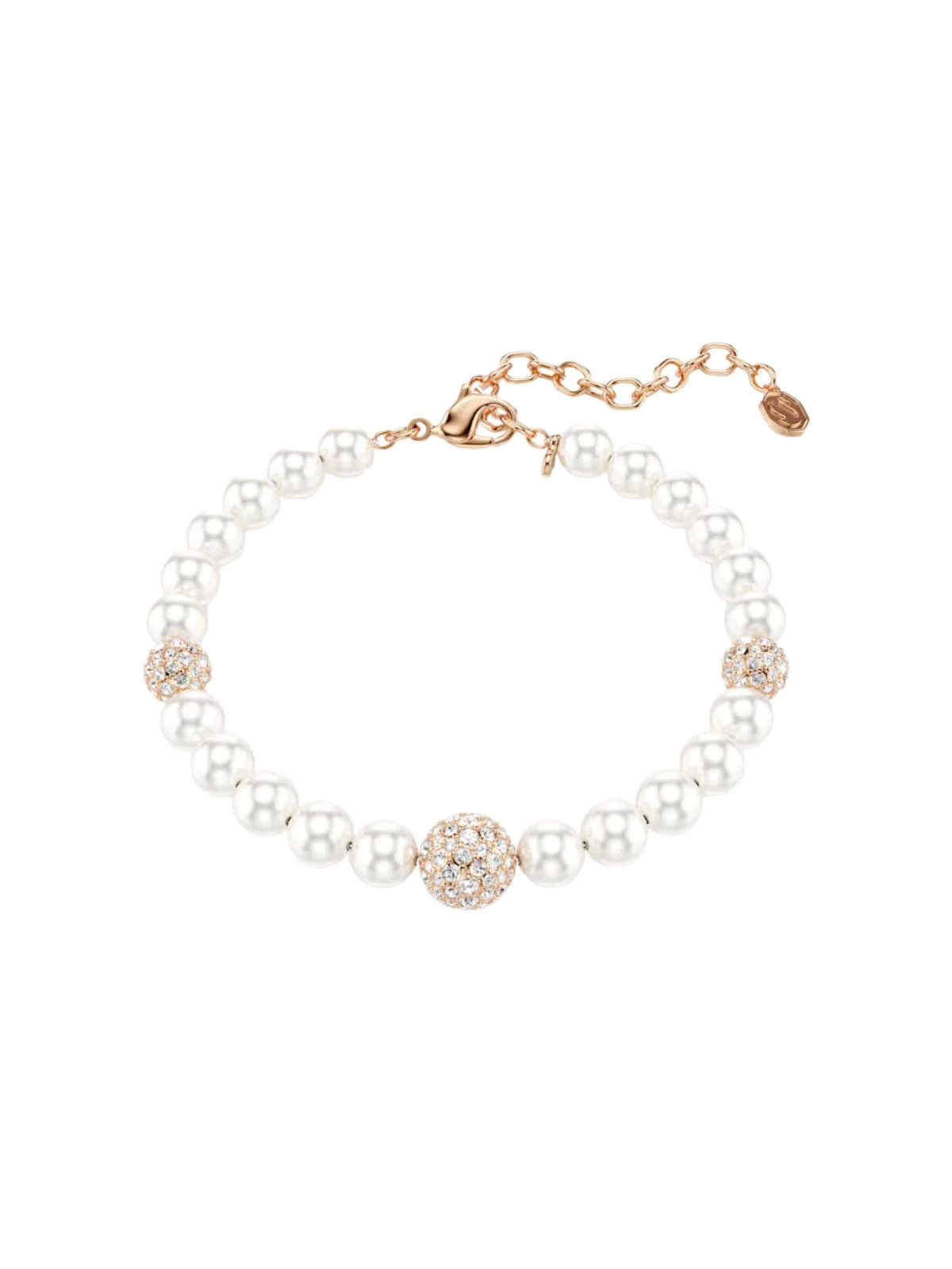 SWAROVSKI Vòng Tay Matrix:Bracelet Crywhite/Ros