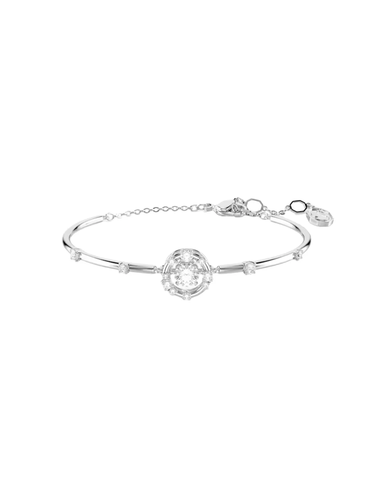 SWAROVSKI Vòng Tay Constella:Soft Bangle Whi/Rhs