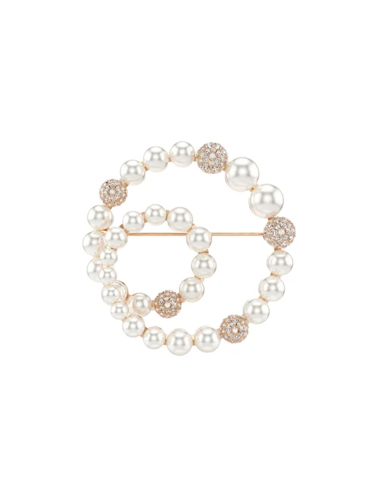 SWAROVSKI Cài Áo Matrix:Brooch Crywhite/Ros
