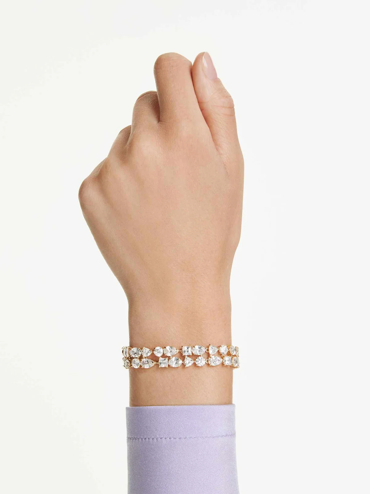 SWAROVSKI Vòng Tay Mesmera:Bracelet Db Wht/Gos M