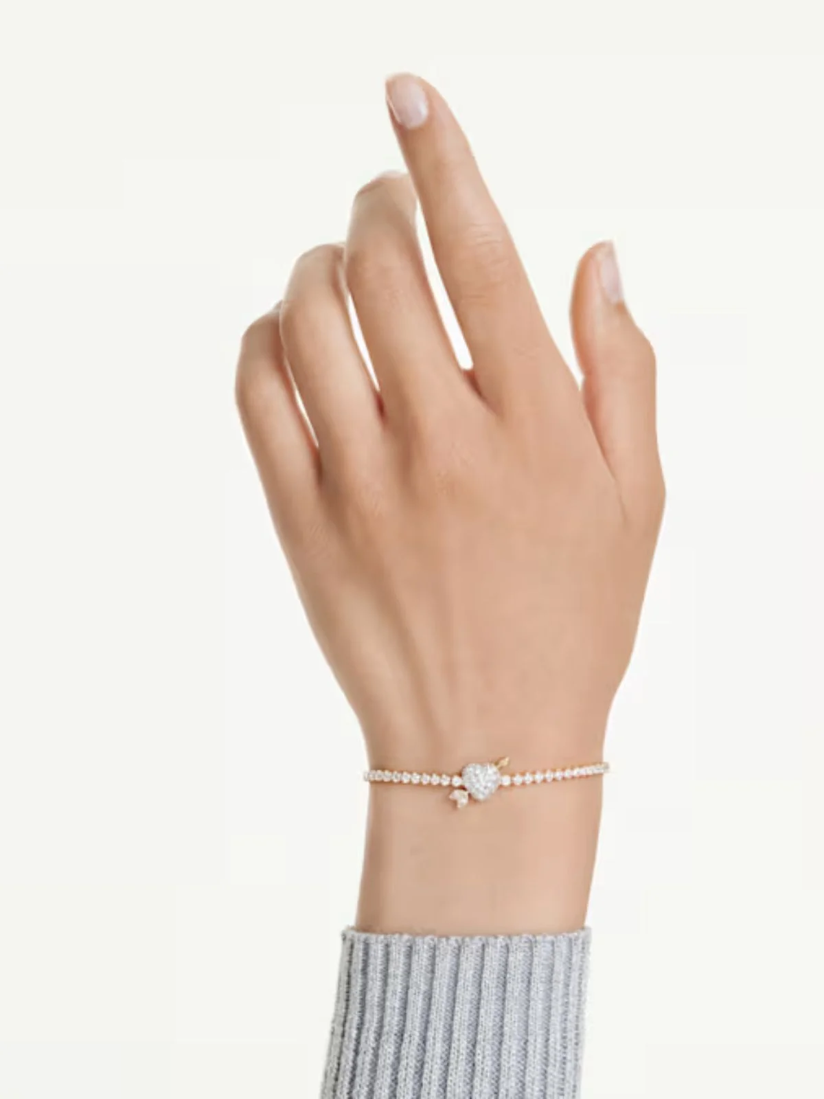 SWAROVSKI Vòng Tay Idyllia:Bracelet White/Gos