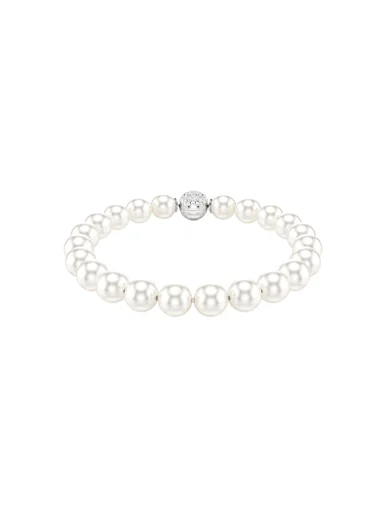 SWAROVSKI Vòng Tay Matrix:Bracelet Prl Whi/Rhs